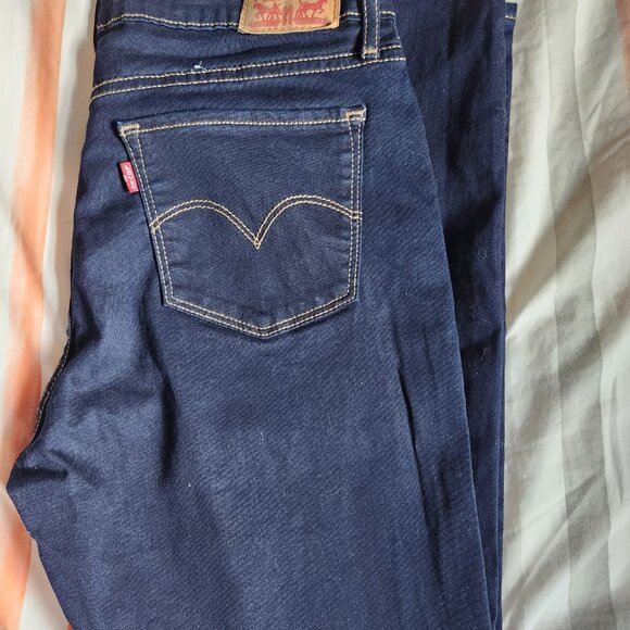 Levi’s 710 Super Skinny Jeans Women’s Size 31 Dark Wash Stretch Denim - Picture 11 of 13